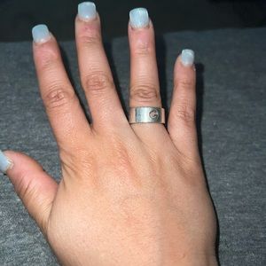 Sterling Silver Gucci Ring